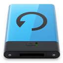 Blue Backup B icon